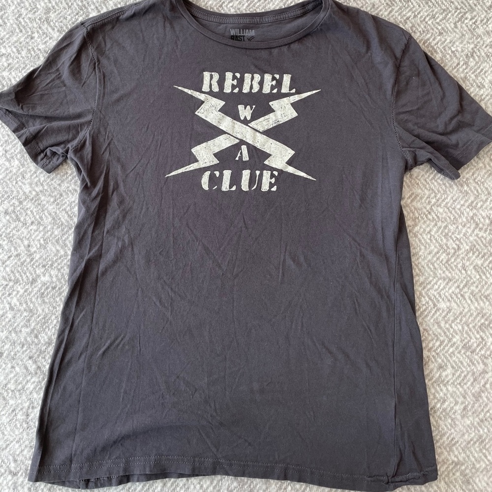 William Rast Men’s Graphic Tee M - Rebel w/a Clue